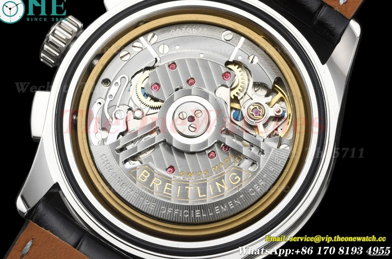 Dial 42mm SS Premier V2 LE Mod A7750 Chronograph Black B01 BLSF 0313